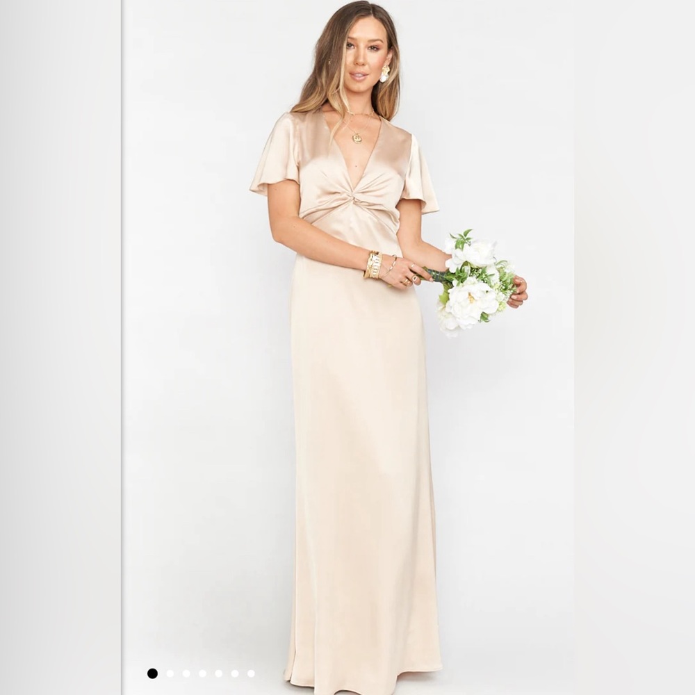 Show me your Mumu Bridesmaid Dress- Rome Twist Gown